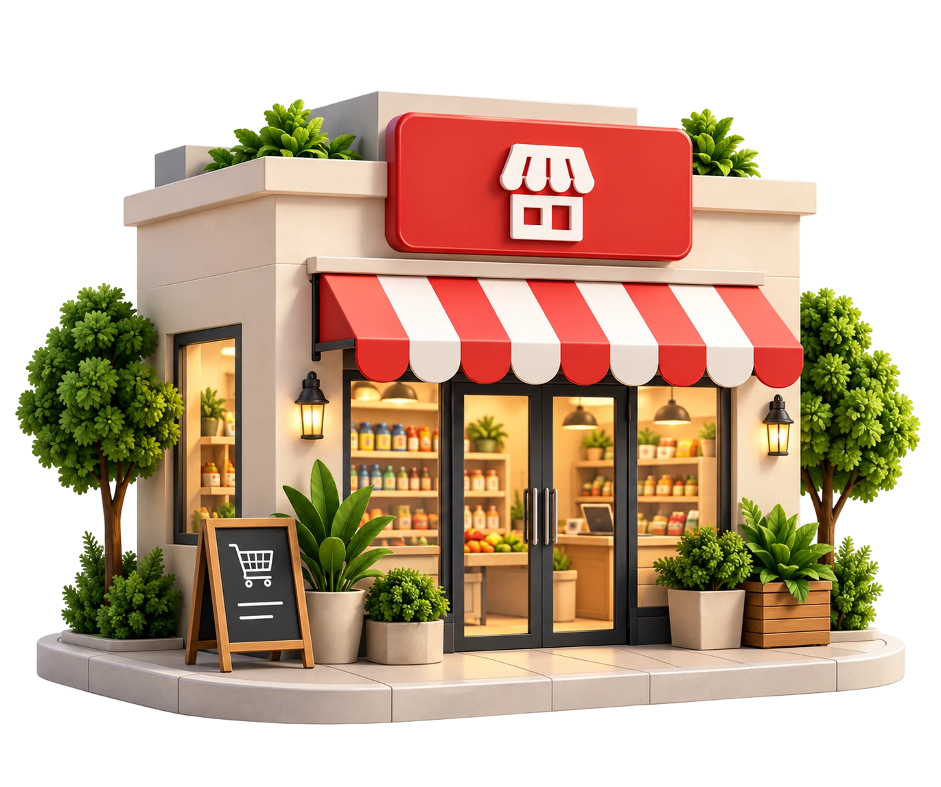 A store front on Otlobni